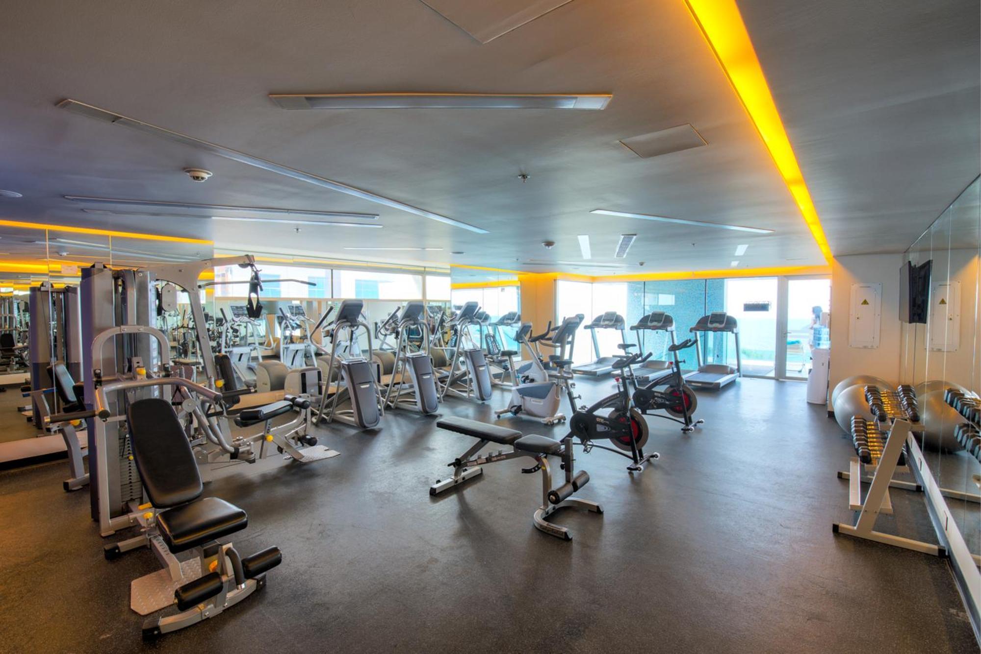 에스텔라 카르타헤나 데 인디아스 호텔 이 센트로 데 콘벤시오네스 Cartagena 외부 사진 The gym at the hotel